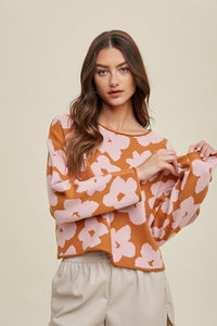 Scarborough Ave. Floral Sweater