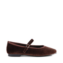 Frankly My Dear Chocolate Velvet Flat