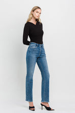 The High Rise Straight Jean in Dark Denim by Flying Monkey