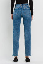 The High Rise Straight Jean in Dark Denim by Flying Monkey