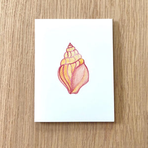 Shelly in Summer Mellon Watercolor Handmade Notecard by Swell Art Company