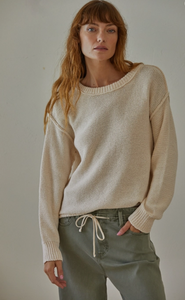 The Hailee Sweater in Ivory