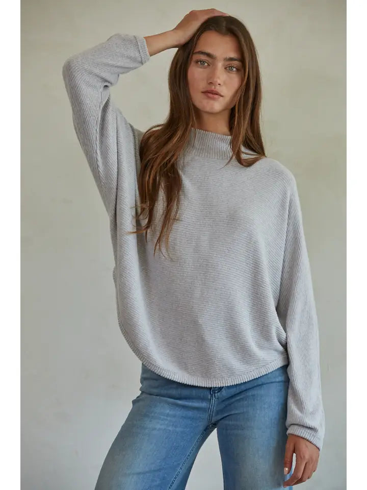 The Jemima Pullover in Misty Grey