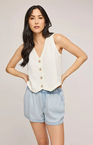 The Kyra Vest in White