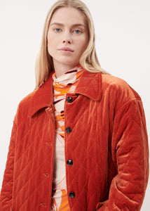 Laia Coat in Burt Orange