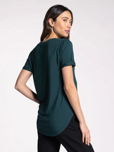 The Lanelle Tee in Evergreen