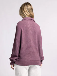 The Merrick Pull Over in Eggplant