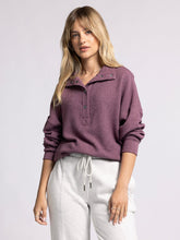 The Merrick Pull Over in Eggplant