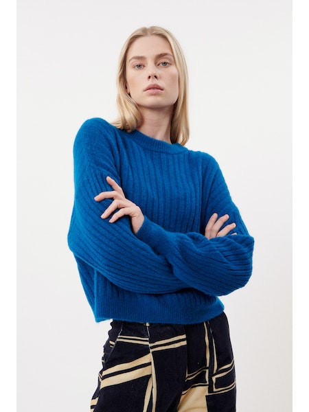 The Naicha Sweater in Electric Blue