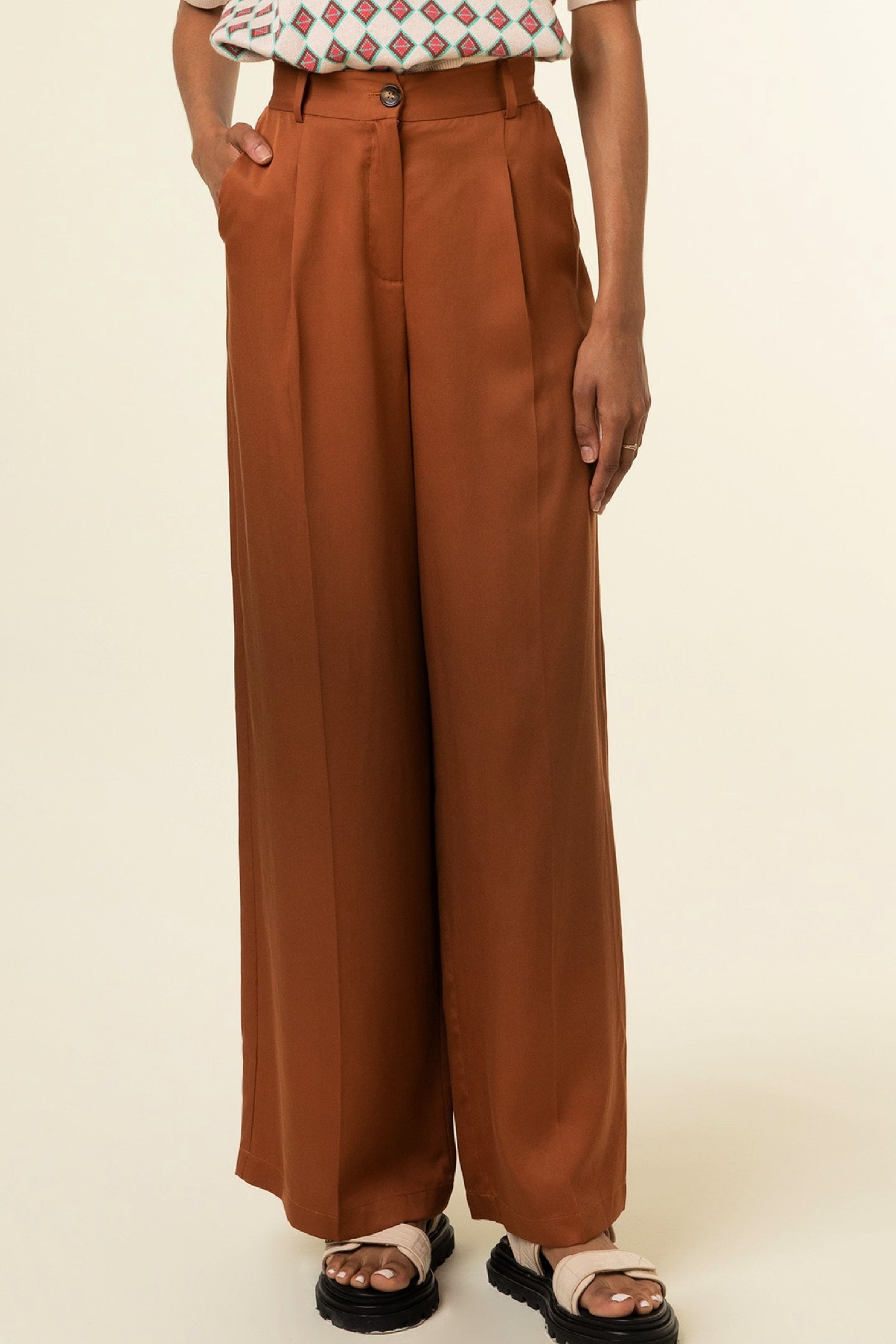 Philo Pant in Ocre