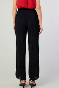 The Celeste Pleated Pants in Black