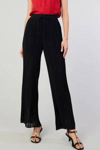 The Celeste Pleated Pants in Black