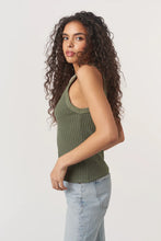 The Cooper Sweater Rib Tank in Rosemary