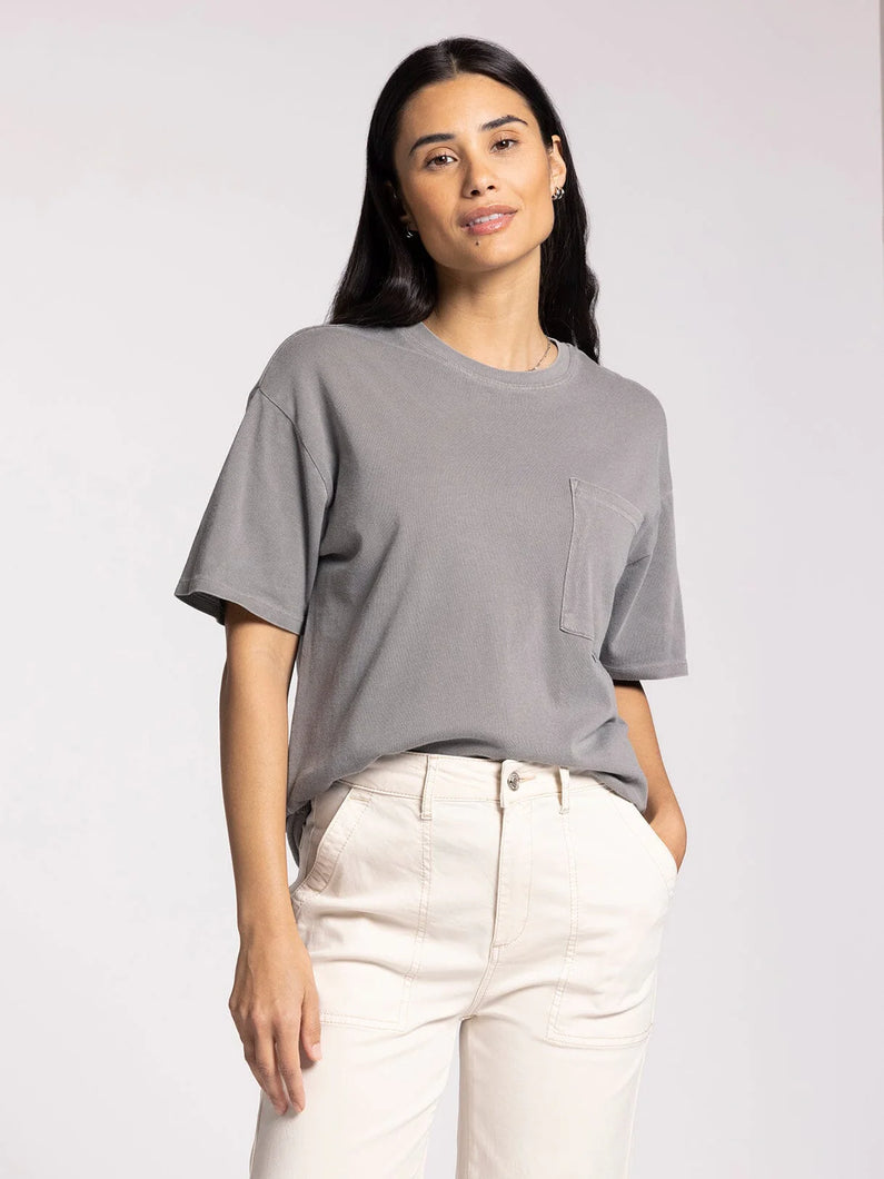 The Salina Tee in Slate