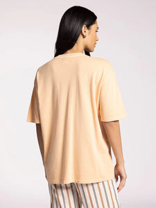 The Salina Tee in Soft Peach