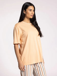 The Salina Tee in Soft Peach