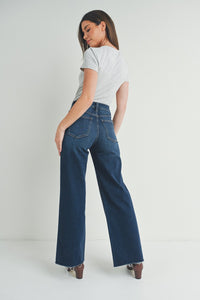 The Santa Fe Wide Legin Dark Denim