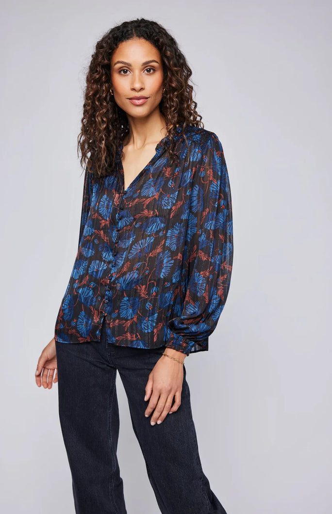 The Sasha Blouse in Inigo Floral