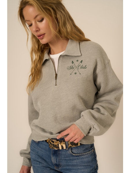 Ski Club Half Zip Sweatshirt