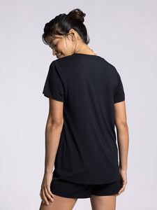 The Tatiana Tee in Black