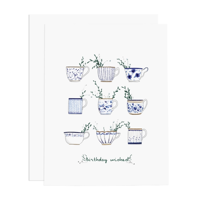 Birthday Wishes Tea || Greeting Card