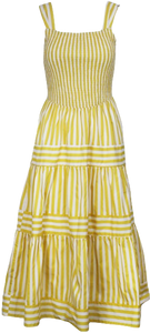 The Tiana Dress in Yellow