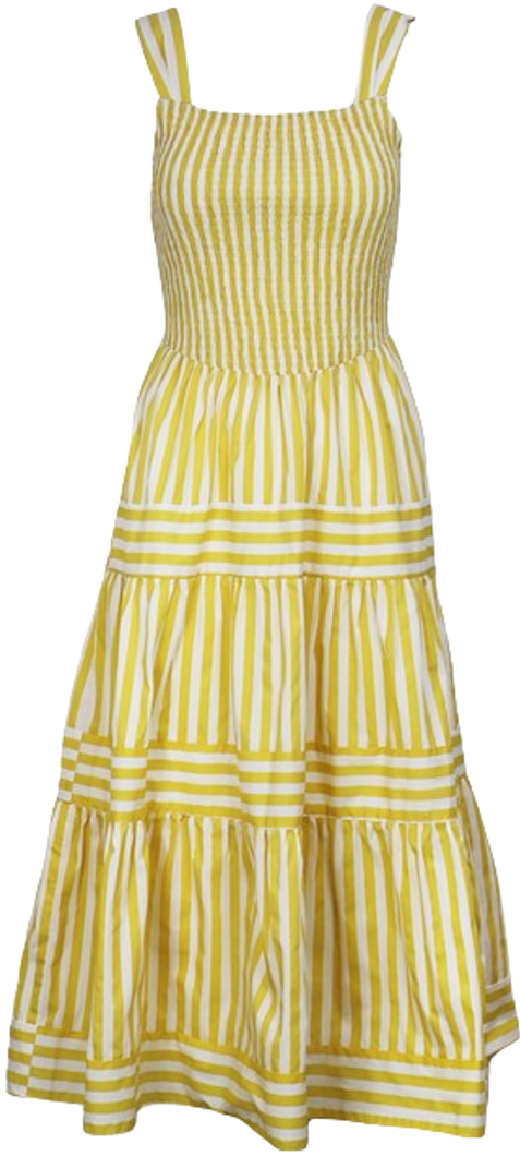 The Tiana Dress in Yellow