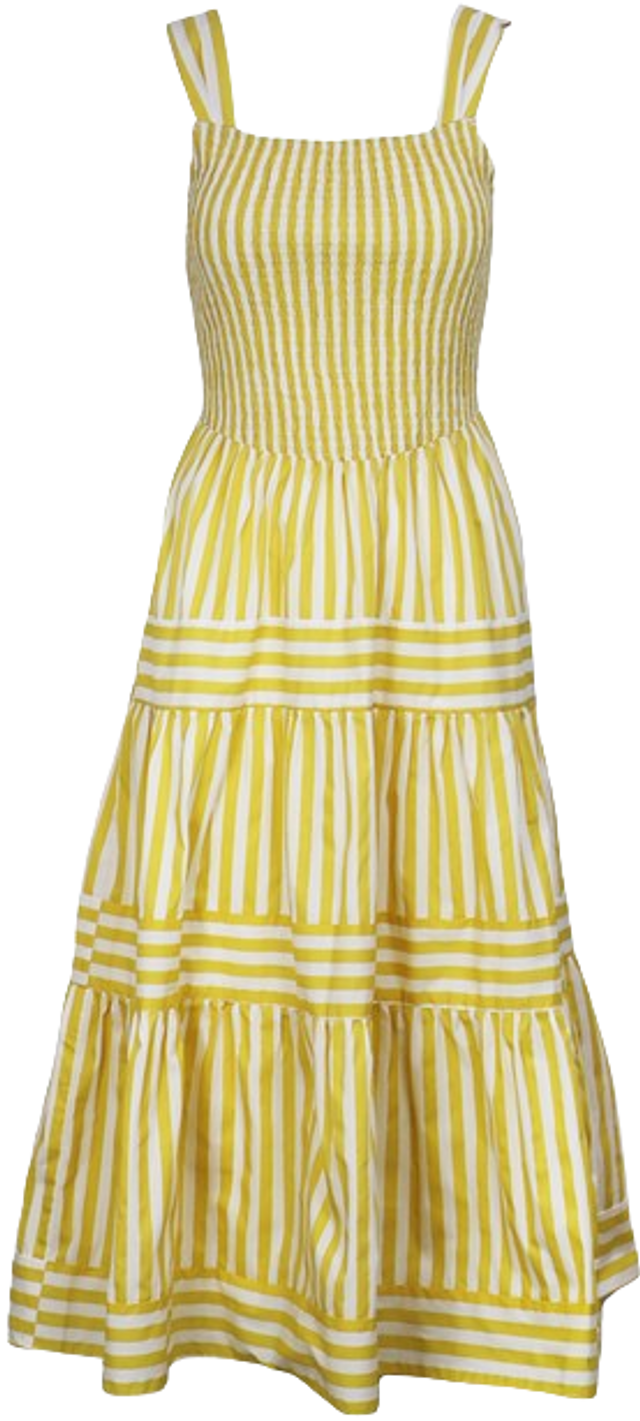 The Tiana Dress in Yellow