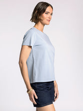 The Asher Tee in Powder Blue