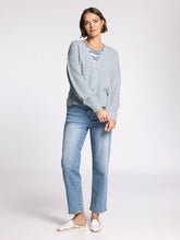 The Amour Cardigan in Pacific Blue