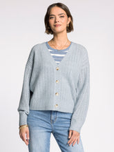 The Amour Cardigan in Pacific Blue