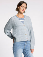 The Amour Cardigan in Pacific Blue