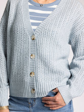 The Amour Cardigan in Pacific Blue