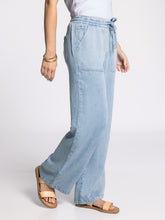 The Pearla Pants in Blue Chambray