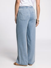 The Pearla Pants in Blue Chambray