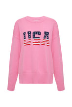 The Callie Sweater in Pink Americana