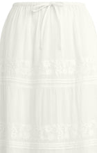 The Mila Maxi Skirt in White Pearl