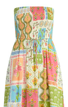 The Torrey Pines Dress in Tropical Patchwork