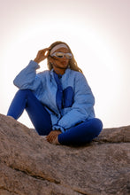 The Harvie Jacket in Midnight Bluebell Colorblock
