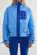 The Harvie Jacket in Midnight Bluebell Colorblock