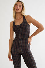 The Yara Top in Chocolate Bar Plaid