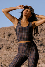 The Yara Top in Chocolate Bar Plaid