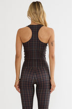 The Yara Top in Chocolate Bar Plaid