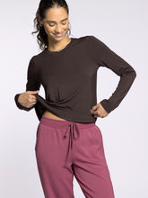 The Stassia Tee in Coffee Bean