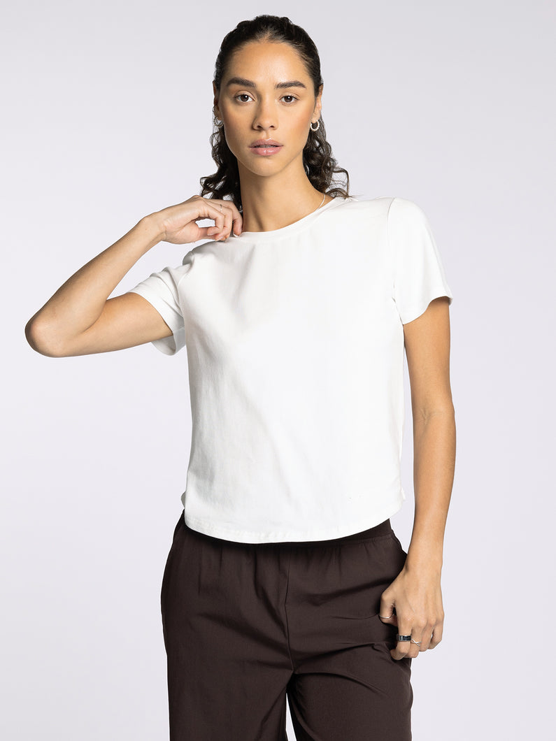 The Tanya Tee in White