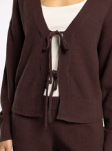 The Greta Cardigan in Brown