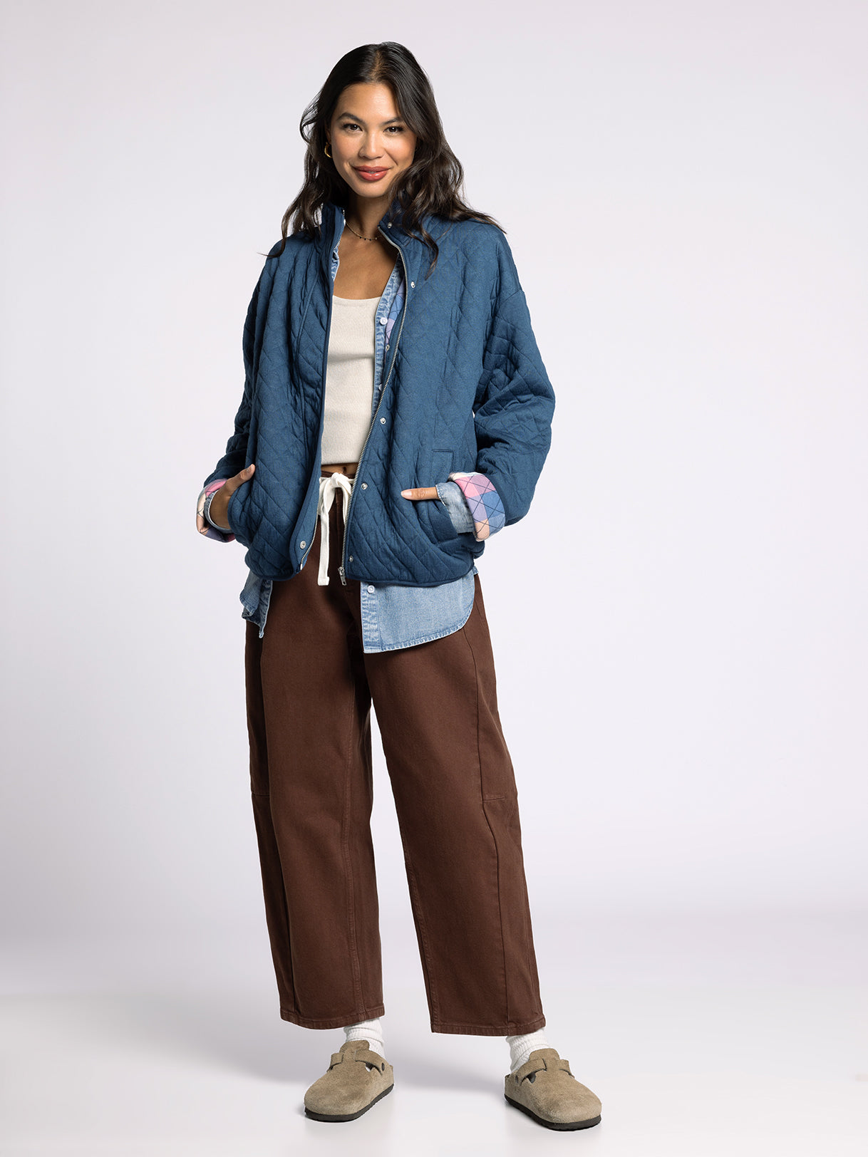 The Desiree Jacket in Vintage Indigo