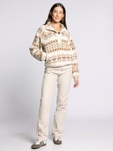 The Piper Pullover in Brown Aztec
