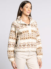 The Piper Pullover in Brown Aztec
