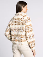 The Piper Pullover in Brown Aztec